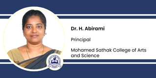 Mohamed Sathak College of Arts and Science, Principal: Dr. H. Abirami Interview